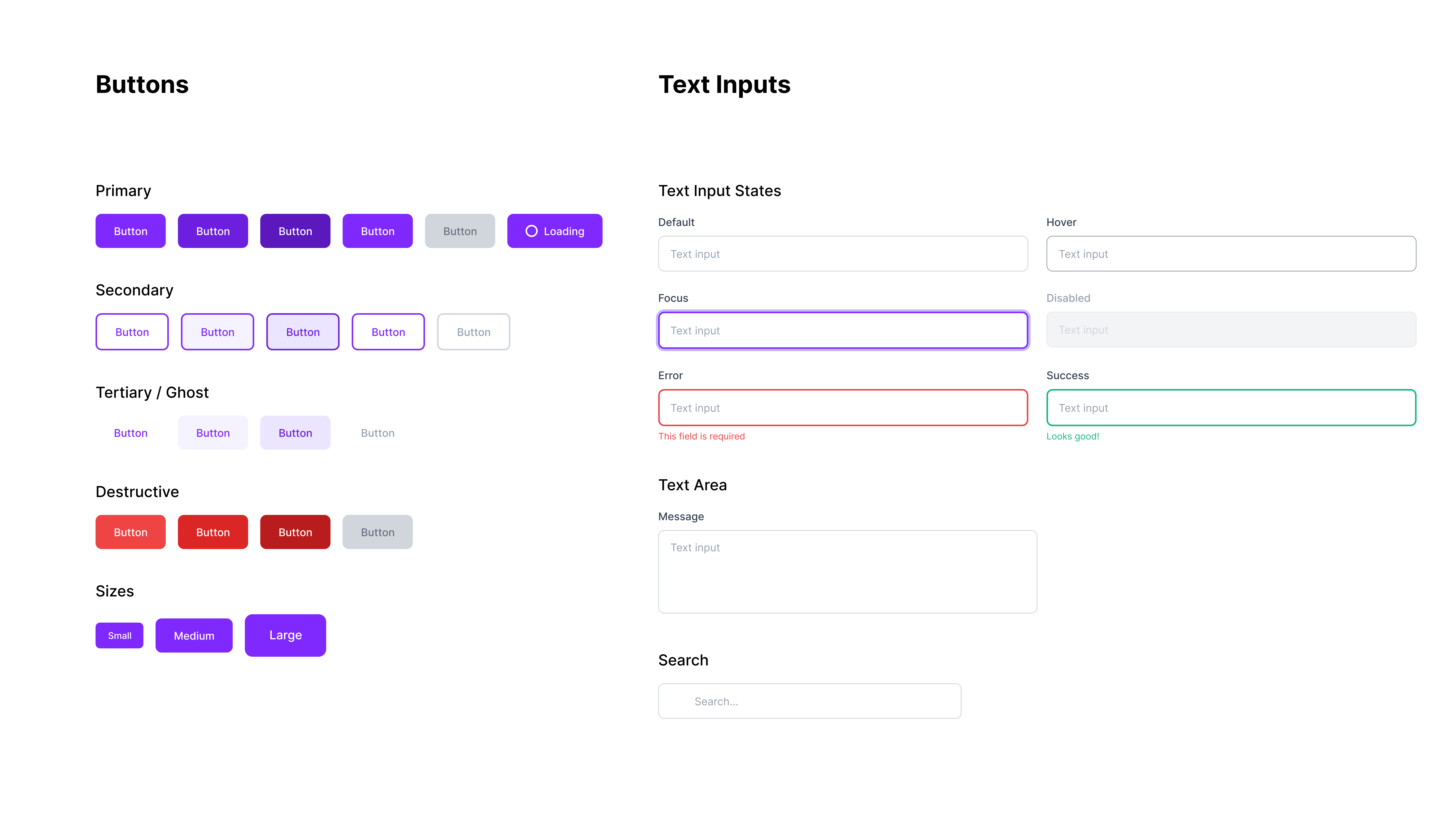 Text Input